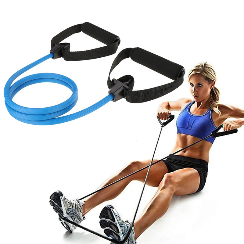 Nuevo Fitness Sport Pilates Bar Kit Gym Workout Stick Pilates Ejercicio Bar Kit con banda de resistencia Body Building Puller Yoga Rope