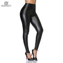 Kunstleder-Leggings mit hoher Taille für Damen, nicht durchsichtig, dicke PU-Leggings, Hüft-Push-Up, dünne Hose, Fitness-Höschen, Po-Heber