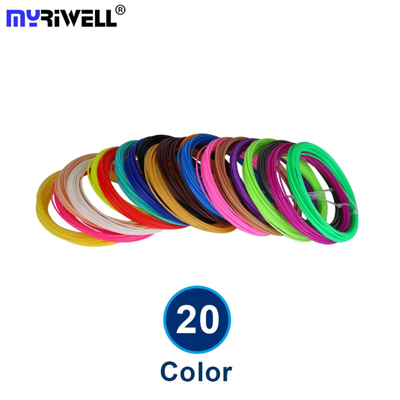 20 Color or 10 Color/Set 3D Pen Filament ABS/PLA 1.75mm Plastic Rubber Printing Material For 3D Printer Filament