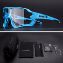 Gafas de sol de Ciclismo hombre Ciclismo de carretera reemplazo fotocromático 1 lentes mujer bicicleta montaña gafas de sol gafas Oculos Ciclismo