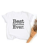 La mejor camiseta de la abuela Ever, la mejor camiseta de la mamá, regalo para el nuevo Grammy, camiseta linda del Día de la madre, camisetas divertidas de la abuela, ropa