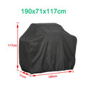 BBQ Cover Outdoor Dust Waterproof Weber Heavy Duty Grill Cover Rain Protective outdoor Barbecue cover round bbq grill black