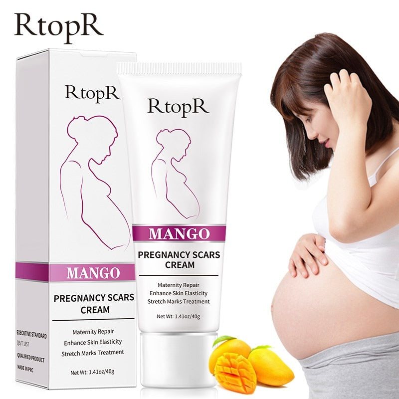 5pcs RtopR Mango Improves Skin Reduces Wrinkles Remove Skin Scars Treatments Pregnant Women Skin Cream Increases Skin Elasticity