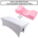 Neck Lash Pillow Memory Foam Lash Pillow 1pcs Eyelash Extension Bed Cover Elastic Sheet For Grafting Eyelashes Makeup Tool Salon