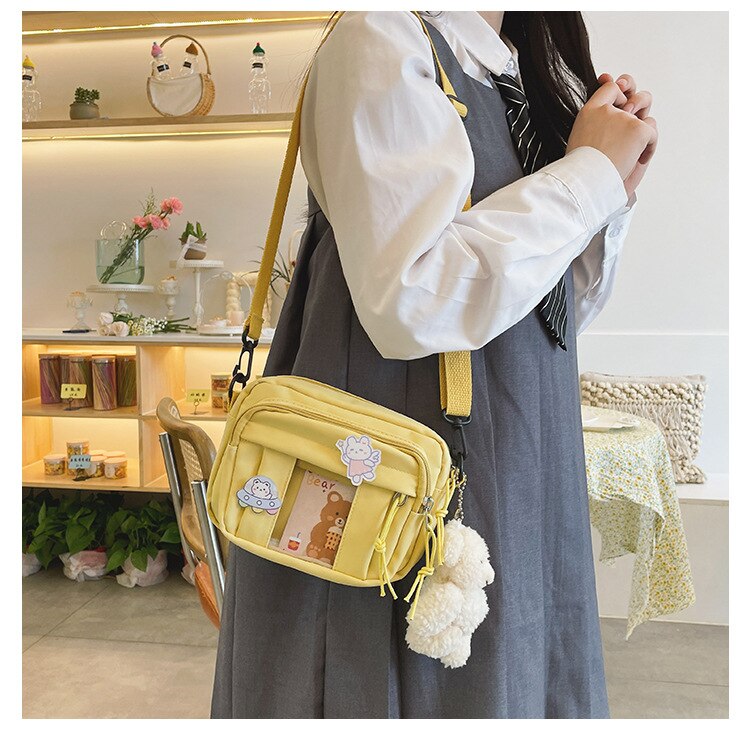 Preppy Style Collage Student Messenger Bag Girls Nylon Tote Bags For Women 2020 Shoulder Bags Womens Crossbody Bag Bolsa Mujer