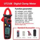 UNI-T UT210E Pro Digital AC DC Current Clamp Meter True RMS Pliers Ammeter Voltage Tester Multimeter Resistance Frequency Meter