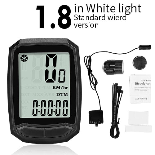 INBIKE Waterproof Bicycle Computer Wireless And Wired MTB Bike Cycling Odometer Stopwatch Speedometer Watch LED Digital Rate