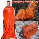 Saco de dormir de supervivencia de emergencia Manta de emergencia térmica impermeable ligera Saco Bivy con bolsa de cordón portátil
