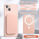 Magnetic Wireless 10000mAh 15W Fast Charging Portable Power Bank For iphone 13 12 pro max 12mini External Auxiliary Battery Pack