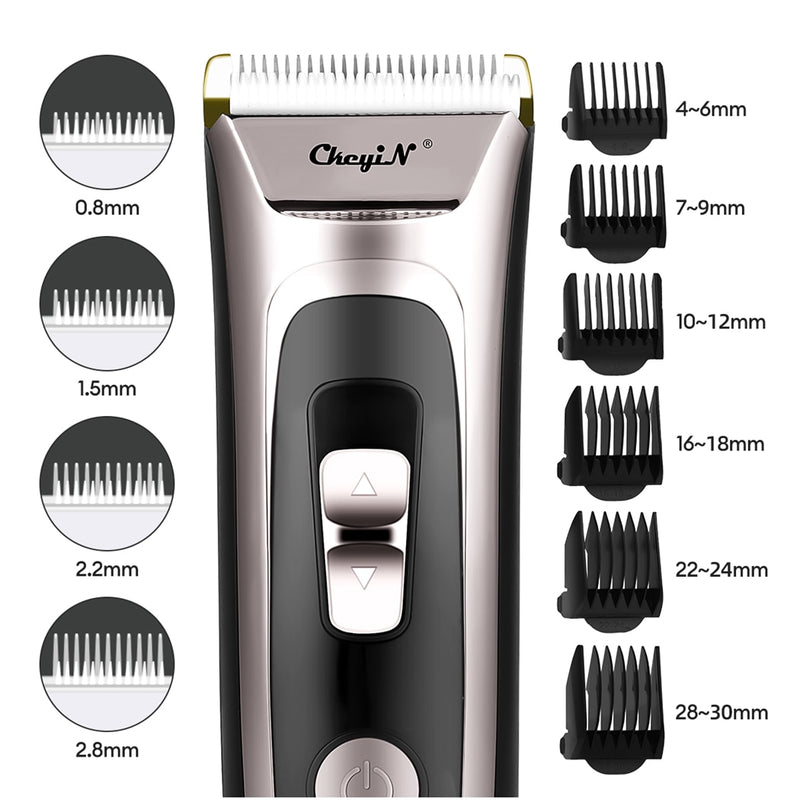 CkeyiN Professional Digital Hair Trimmer Rechargeable Electric Hair Clipper Men&