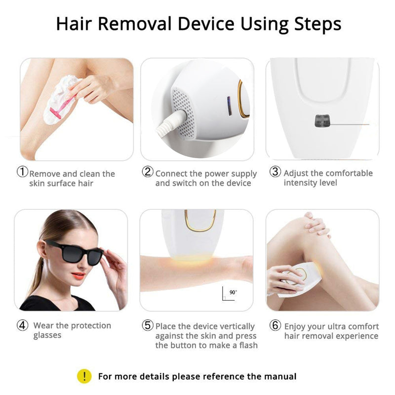 Hair Removal IPL Epilator for Women 500000 Flashes Epilator Hair Removal Device Shaving Machine Facial Epilator Women&