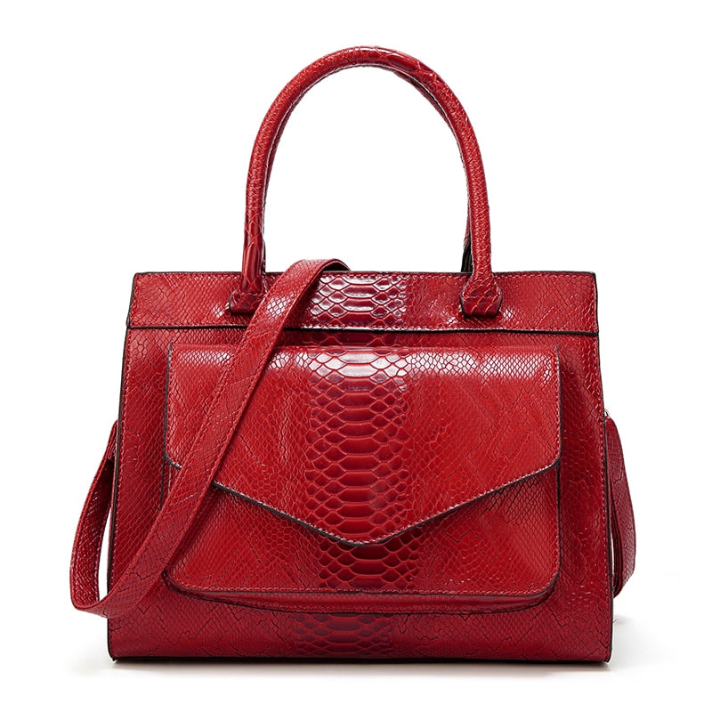 New Fashion Woman Bag Luxe cuir Serpentine Women&