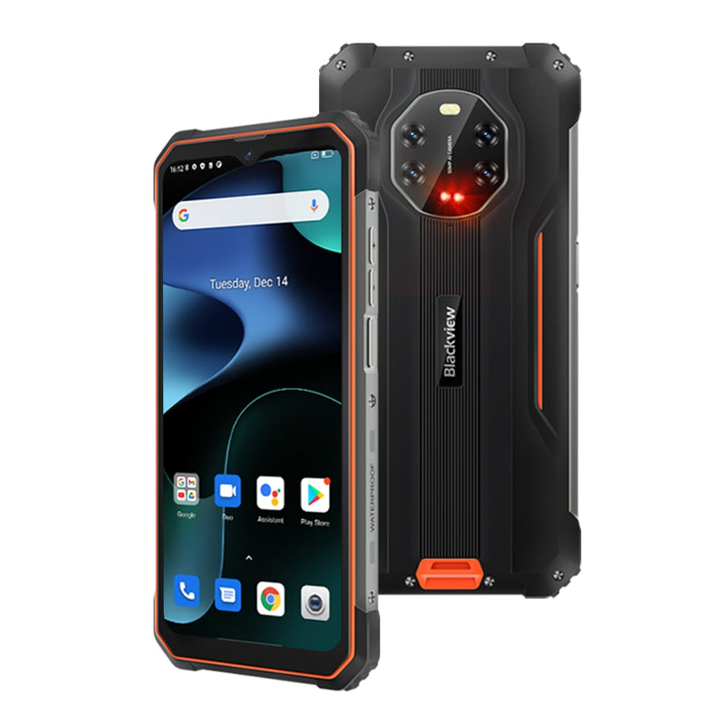 [Auf Lager] BLACKVIEW BV8800 Robustes Smartphone 90 Hz Display 8 GB + 128 GB Helio G96 8380 mAh 50 MP Kamera Mobiltelefon Globale Version