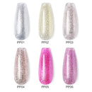 Beautilux Glitter Nail Gel Polish Kit 6pcs / set x10ml Mermaid Platinum Rainbow Chameleon Semi Permanente Nails Art Barniz Lote