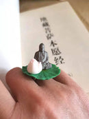 NUEVO ~ 1 Uds. Estatua de Buda Maitreya/Gnomo de jardín de hadas/terrario con musgo decoración del hogar/artesanías/bonsái/jardín de botellas/miniatura/estatuilla