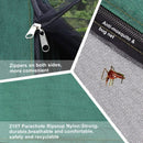Camping Hammock with Mosquito Net Double Hammock Travel Hammock,Backpacking Hammock Portable Parachute 5+1 Ring Strap Hammock