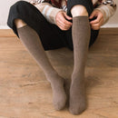 6 uds = 3 pares de medias de compresión de invierno para hombre cálidas hasta la rodilla calcetines largos de felpa de algodón grueso calcetines de pantorrilla tamaño 38-44