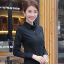 Korean Women Cotton Shirts White Shirt Women Long Sleeve Shirts Tops Office Lady Basic Shirt Blouses Plus Size Woman Blouse 5XL