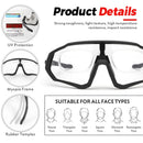 Kapvoe Photochrome Fahrradbrille Männer Frauen Sport Straße Mtb Mountainbike Fahrradbrille Fahrradbrille Brillen Goggle