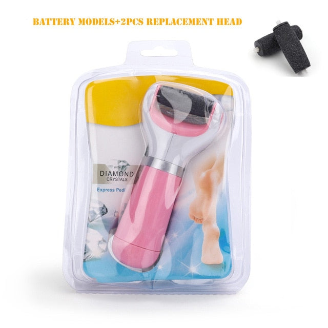 Electric Foot File Care Tool Feet Hard Dead Skin Removal Battery Power Foot USB Exfoliator Heel Callus Remover Pedicure Device