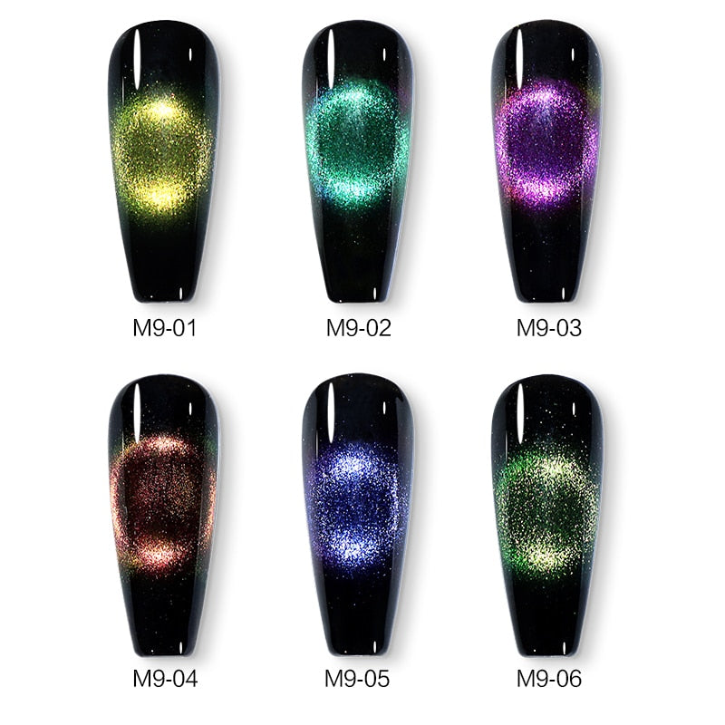 Beautilux Glitter Nail Gel Polish Kit 6pcs/set x10ml Mermaid Platinum Rainbow Chameleon Semi Permanent Nails Art Varnish Lot