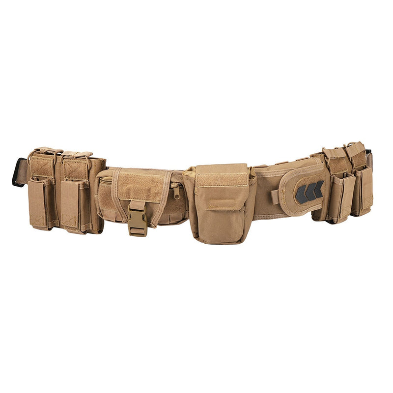 YAKEDA Outdoor Patrol Multifunctional Molle Five-piece Nylon Detachable Adjustable Tactical Belt Equipped With Accessory Bag