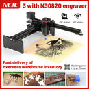 NEJE 3 40 W Lasergravierer, 5,5-7,5 W Ausgangsleistung CNC-Laserschneider / Drucker, 3D-Holzfräser, Gravier- und Schneidemaschine