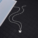 Bohemian Girl Cute Butterfly Rhinestone Letter Necklace Girl Necklace for Women BABY HONEY ANGEL Short Trend New Jewelry Gift