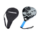 2021 New Professional Carbon Fiber Padel Tennis Racket Soft Face Paddle Tennis Racquet with Bag Cover