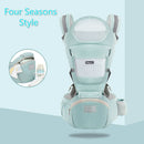 Ergonomic Baby Carrier Infant Baby Hipseat Carrier Front Facing Ergonomic Kangaroo Baby Wrap Sling for Baby Travel