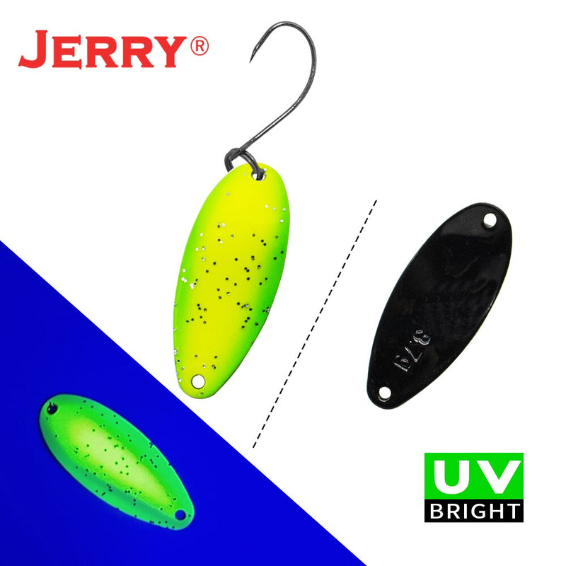 Jerry Serpent Micro cucharas de pesca Wobbler de latón Área del lago Trucha Chub Perch Señuelos de metal Adornos