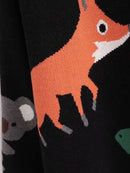 Cartoon Embroidery Sweaters Women&