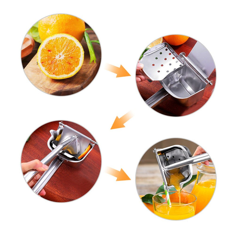 1 STÜCK Handheld Fruchtpresse Zitrone Mandarine Clip Durable Manuelle Küche Haushalt Tragbare Maschine Squeezes Juicer Baby Fruit