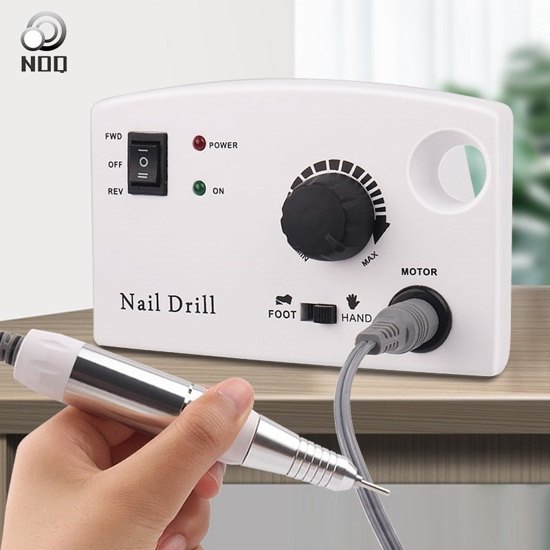 30W/35W Nail Drill Machine 35000RPM Professional Equipment Nails Accessories Tools Manicure Nail File Mill Cutter Gel Remover