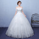 Real Vedio Luxury Lace Applique Plus Size Wedding Dress Embroidery 2022 New Long Train Sweetheart Bride Gown Vestidos De Noiva