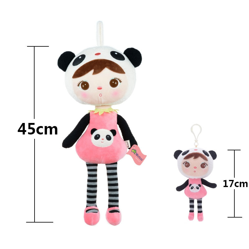 Metoo Keppel dulce colgante muñecas Kawaii peluche Animal juguetes mochila Koala Panda para niños regalo de cumpleaños