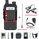 BaoFeng Walkie Talkie UV 10R V2 Two Way CB Radio Transmitter Long Range UV-10R 128CH VHF UHF 136-174Mhz 400-520Mhz Dual Band