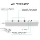 Smart Wifi Power Strip Surge Protector Multiple Sockets 4 USB Port Timer Voice Wirelss Remote Control by Echo Alexa Google Home