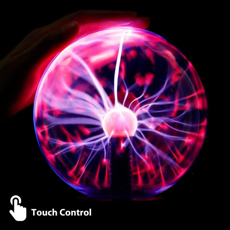 New Novelty Plasma Magic Ball Lamp Touch Night Light Christmas Gift Thunder Lightning Toys for Kid Home Party Prop Decoration