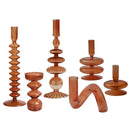 Portavelas de cristal, portavelas cónicos, portavelas para velas de cena, centros de mesa para fiestas y bodas, decoración de mesa