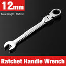 Combination Ratchet Wrench, with Flexible Head, Dual-purpose Ratchet Tool, Ratchet Combination Set. Car Hand Tools