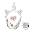 Cute Unicorn Headphones 3D Stereo Music Kids Headphones With Microphone Girls Cell Phone Children&