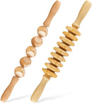Herramienta de masaje de terapia de madera, masajeador de drenaje linfático, rodillo de masaje de Fascia anticelulitis para aliviar el dolor muscular de cuerpo completo