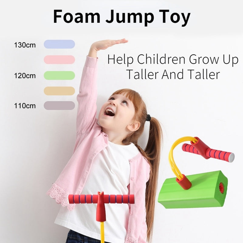 Kids Sports Games Toy Pogo Stick Jumper Indoor Outdoor Playset Frog Jump Pole For Boy Girl Fun Fitness Equipment Sensory Toys