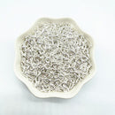 100 Pcs 8/10mm Eye Hook Screw Pins Gold/Silver Plated Clasp DIY Jewelry Finding