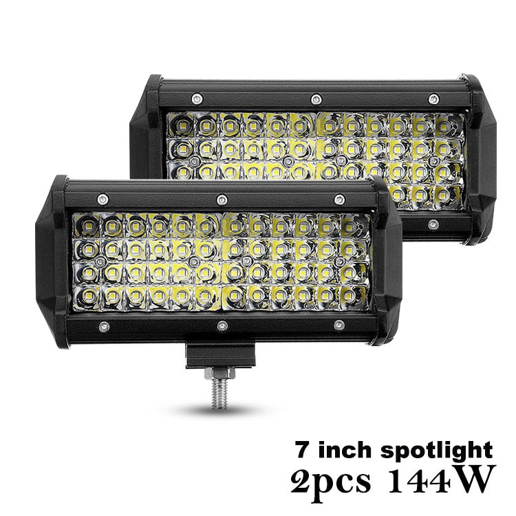 NLpear 12V 24V LED Bar Offroad Spot Flood Combo LED Light Bar/Work Light for Truck Car SUV 4WD 4x4 Boat ATV Barra LED Headlights