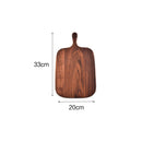 Chopping Boards Solid Wood Cutting Board Black Walnut Pizza Board Whole Wood Steak Bread Board Cutting Vegetables Fruit