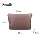 Nylon Bag Insert Organizer with Zipper Pockets Soft Light Perfect Purse Organizer To Keep Everything Neat Bolsa De Maquiagem