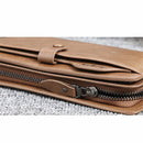 New Arrival Leather Men Wallets Large Capacity Driver License Phone Wallet Casual Male Clutch Long Zipper Coin Purses Carteir