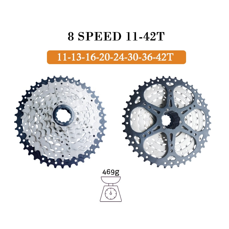 Sunshine Mountain Bike 8 9 10 11 12 Speed Velocidade Bicycle Cassette MTB Freewheel Sprocket 36T 40T 42T 46T 50T 52T for SHIMANO